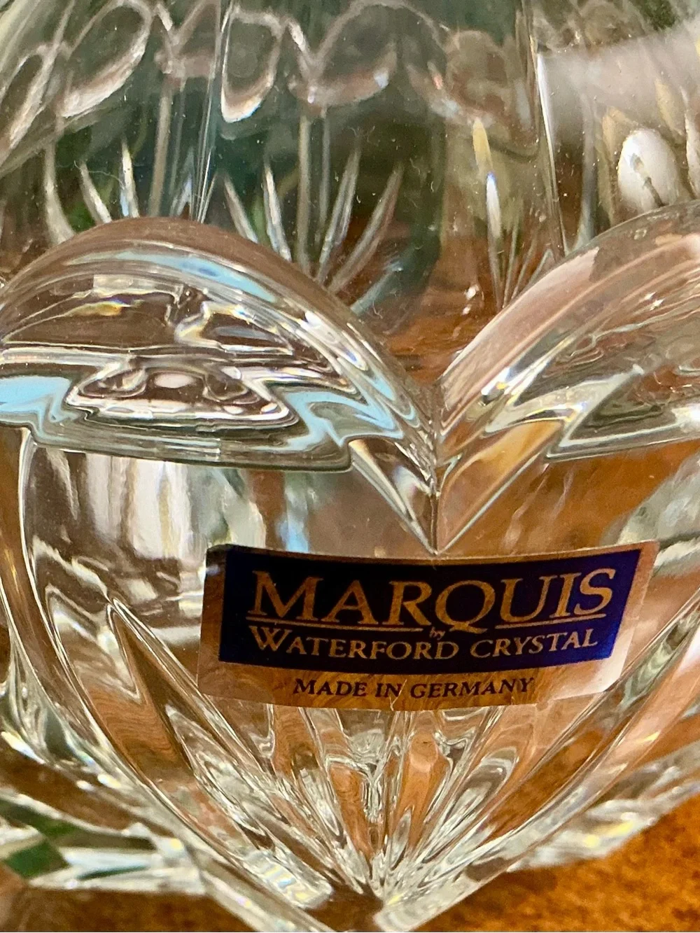 Waterford Crystal Heart-Top Covered Candy Dish - Clear